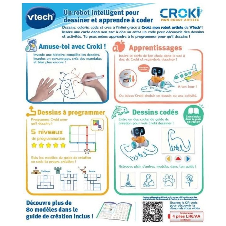 VTECH - Croki, Mon Robot Artiste