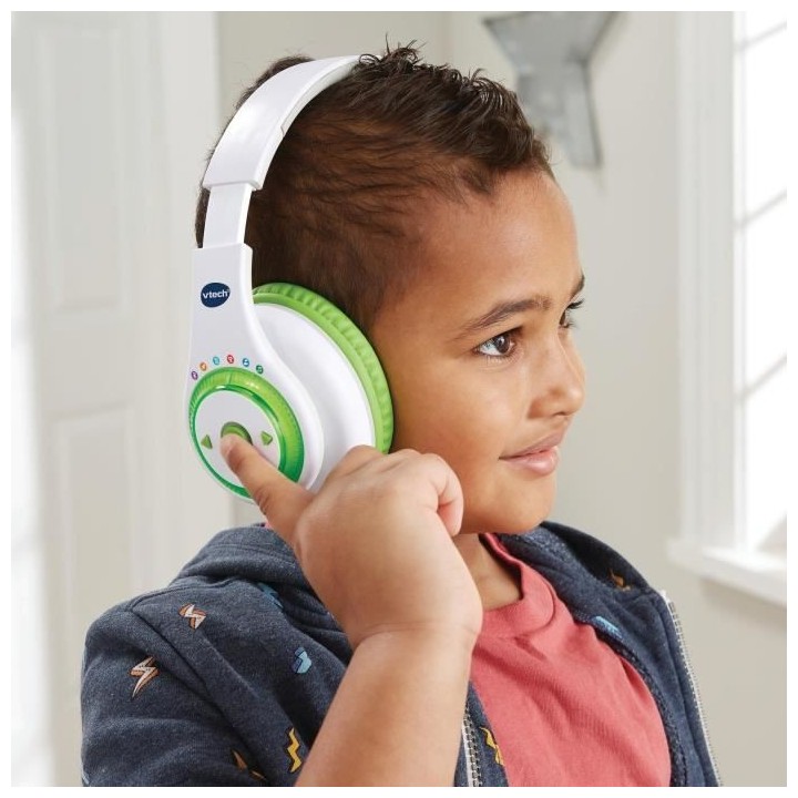 VTECH - Kidipods Max - Mon Casque Interactif 7 en 1