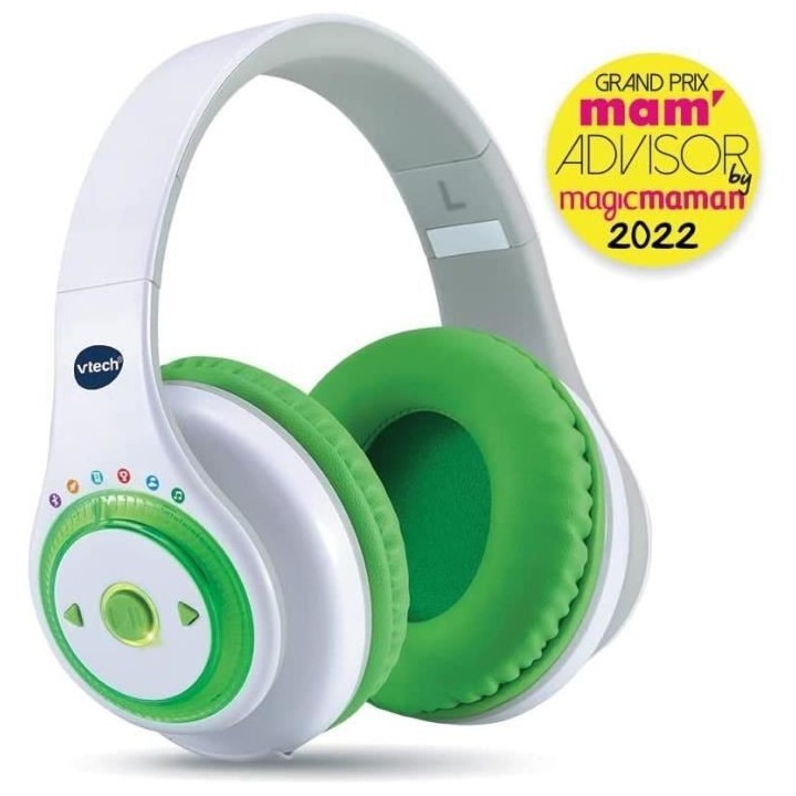 VTECH - Kidipods Max - Mon Casque Interactif 7 en 1