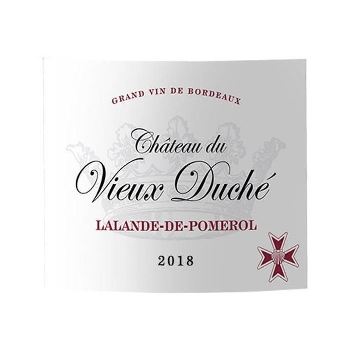 Château Du Vieux Duché 2018 Lalande-de-Pomerol - Vin rouge de Bordea