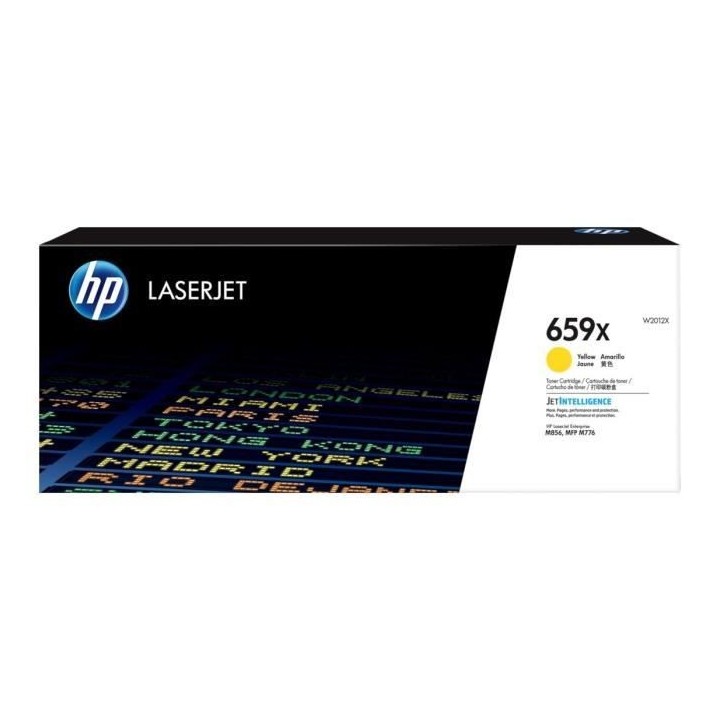 HP 659X Cartouche de toner jaune LaserJet grande capacité authentique