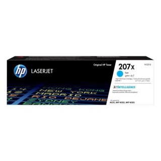 HP 207X Cartouche de toner cyan LaserJet grande capacité authentique