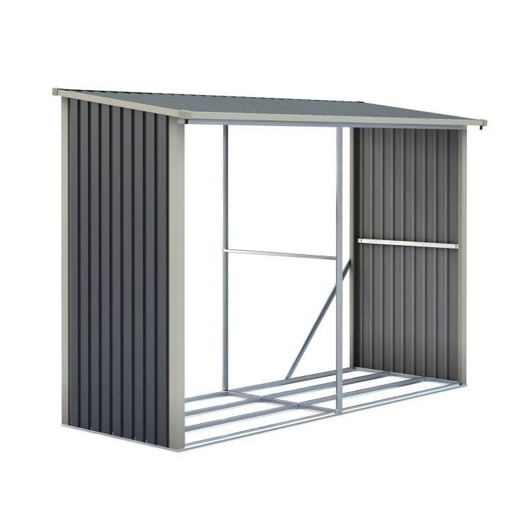 Abri-bûches Acier 3,6m2
