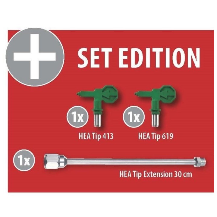 Wagner Airless HEA Control Pro 250M Pistolet a peinture Airless + 2 bu