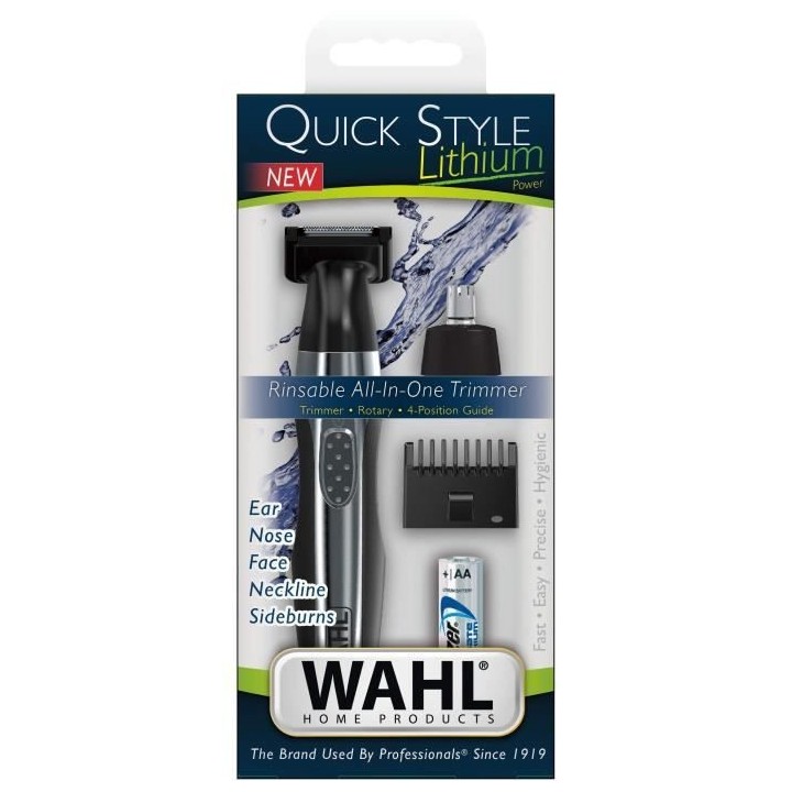 WAHL 05604-035 - Tondeuse multifonction Quick Style Lithium - A pile a