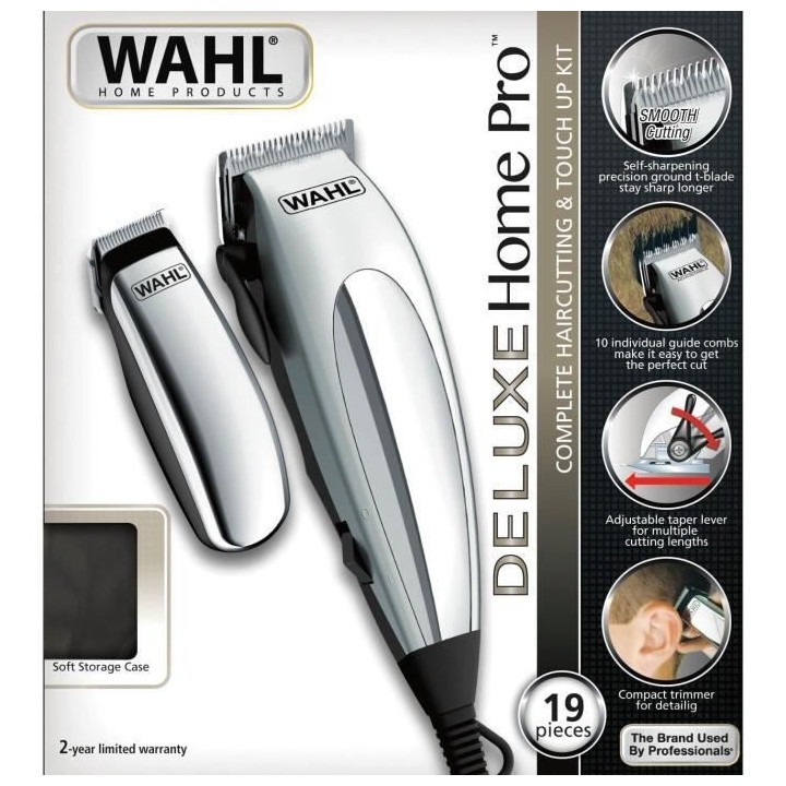 Tondeuse cheveux Deluxe Home Pro - WAHL 79305-1316 - Professionnel - 8