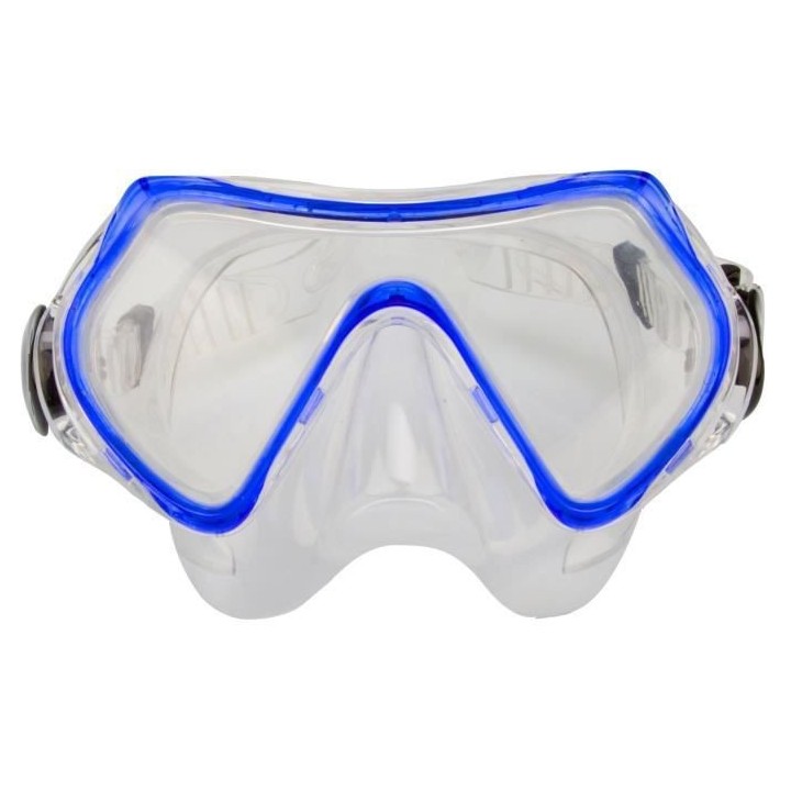 Masque de plongée junior Waimea + masque/tube/palmes bleu cobalt/noir