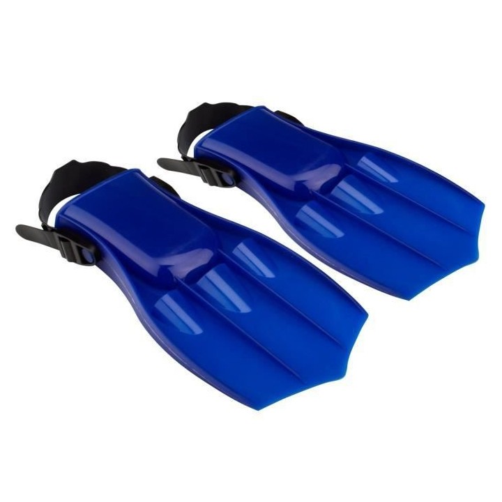 Masque de plongée junior Waimea + masque/tube/palmes bleu cobalt/noir