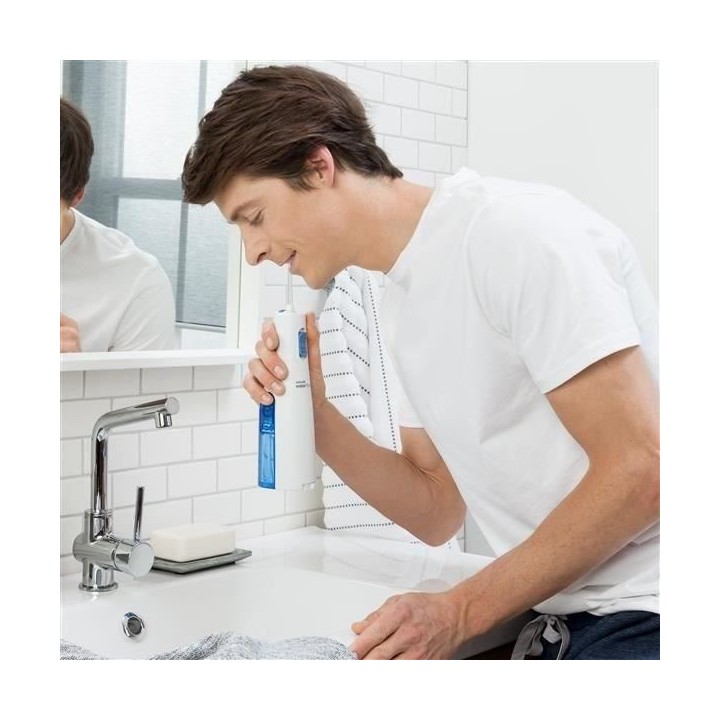 WATERPIK WF-02 - Hydropulseur Sans fil Express - 2 niveaux de pression