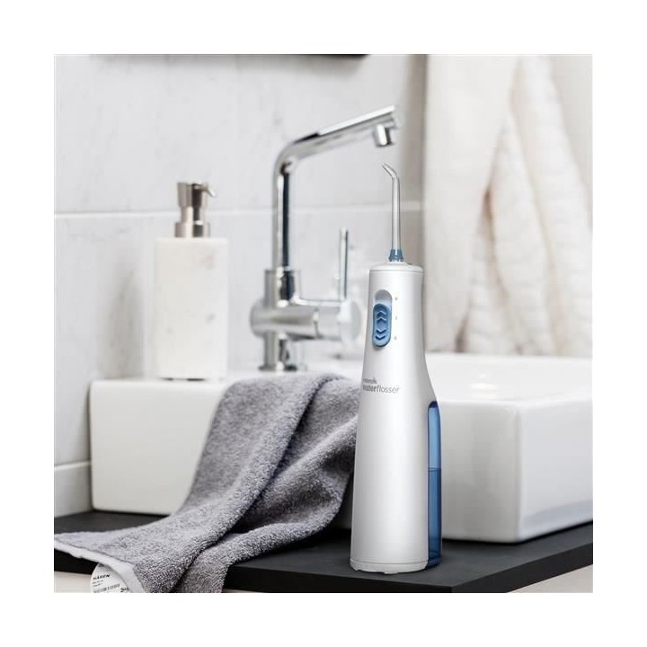 WATERPIK WF-02 - Hydropulseur Sans fil Express - 2 niveaux de pression