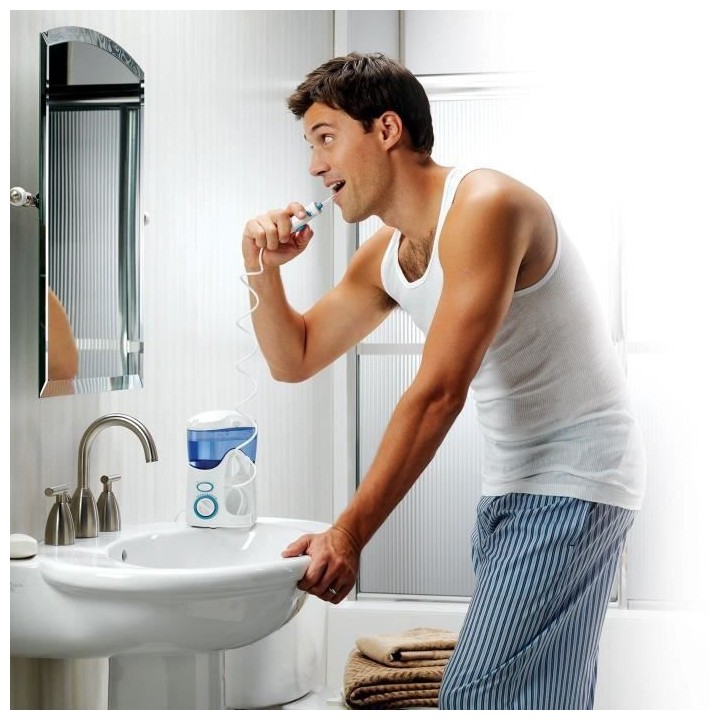 Waterpik WP-100 Jet dentaire Hydropulseur Ultra Blanc