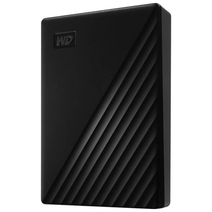 WD My Passport™ - Disque dur Externe - 4To - USB 3.2 (WDBPKJ0040BBK