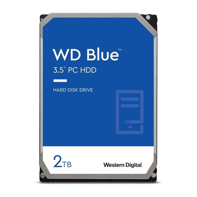 WD Blue™ - Disque dur Interne - 2To - 7200 tr/min - 3.5 (WD20EZBX)