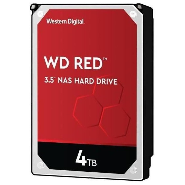 WD Red™ - Disque dur Interne NAS - 4To - 5 400 tr/min - 3.5 (WD40EFA