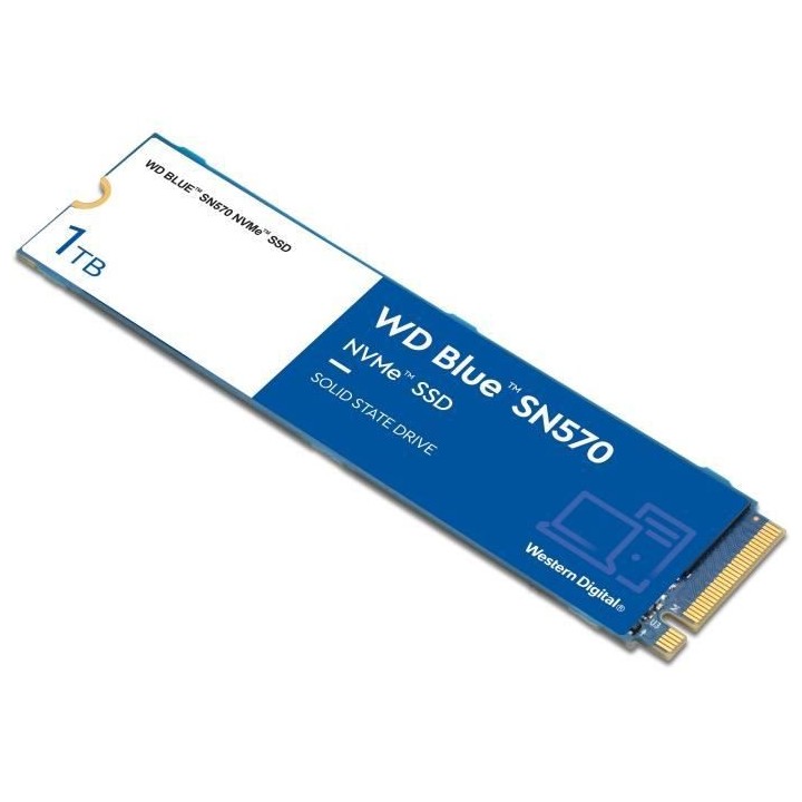 Disque SSD Interne - WD - SN570 NVMe - 1TB - (WDS100T3B0C)