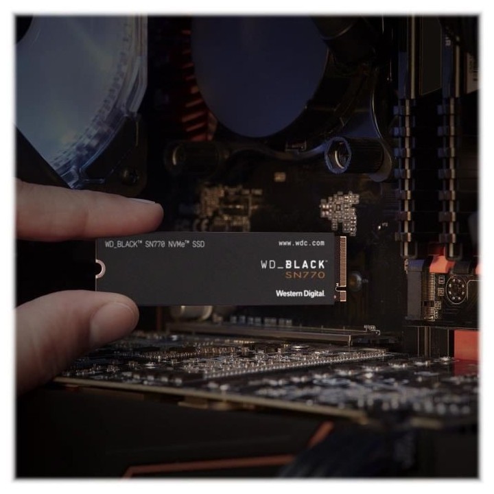 Disque SSD Interne - SN770 NVMe - WD_BLACK - 1 To - M.2 2280 - WDS100T