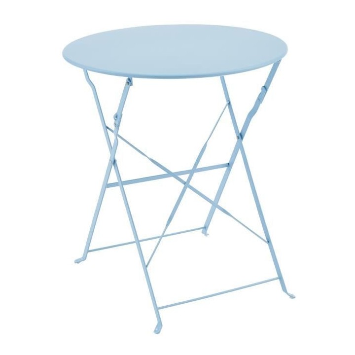 Ensemble de jardin bistrot 2 personnes - Table ronde 60 cm avec 2 chai