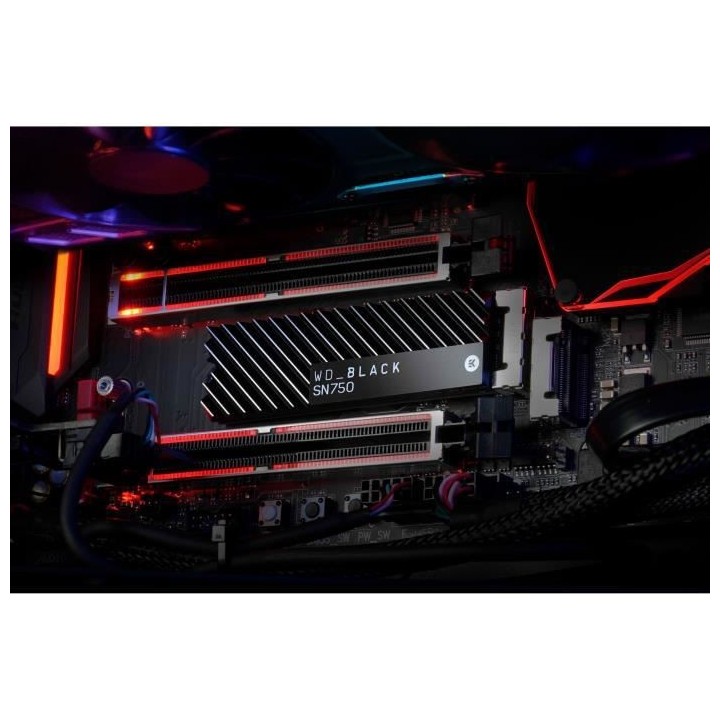 Disque SSD Interne - WD - SN750 NVMe - 2TB - (WDS200T3XHC)