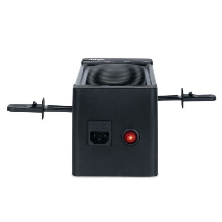 WEASY TIK12 Raclette noire connectable 2 personnes - Grill - 400W - Re