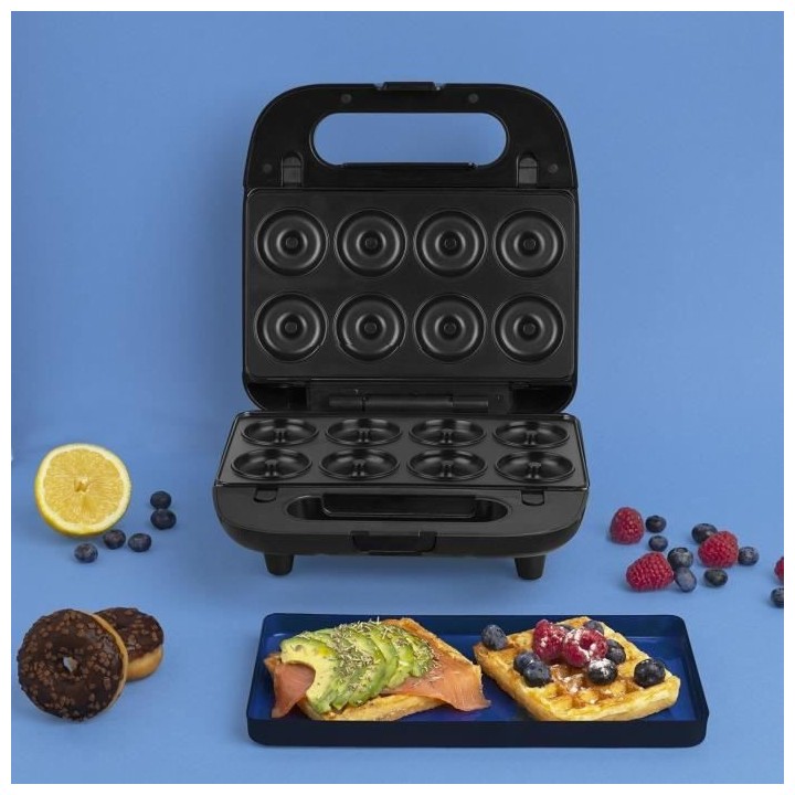 WEASY JOY600 - Appareil a croque-monsieur 4 en 1 - 4 plaques interchan