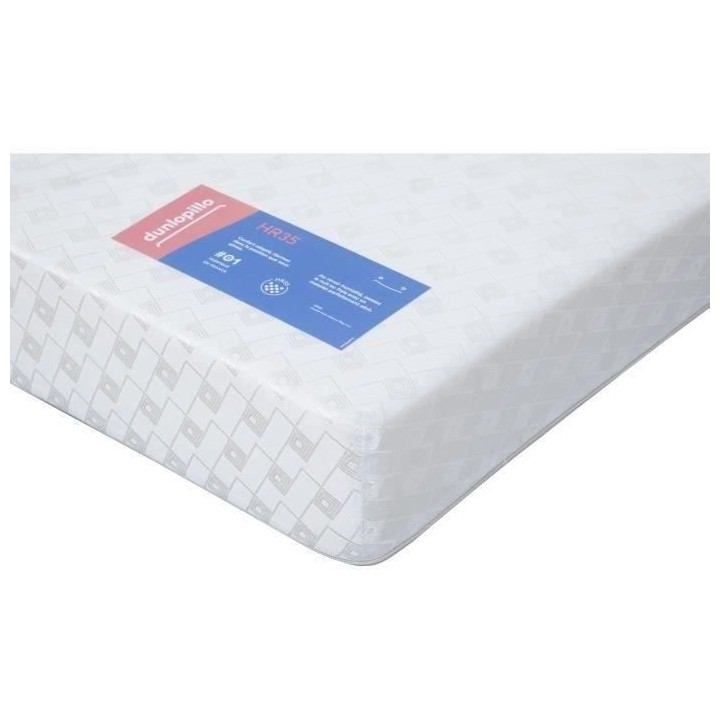 DUNLOPILLO Banquette BZ - Tissu Noir + 2 coussins noir - L 140 x P 99