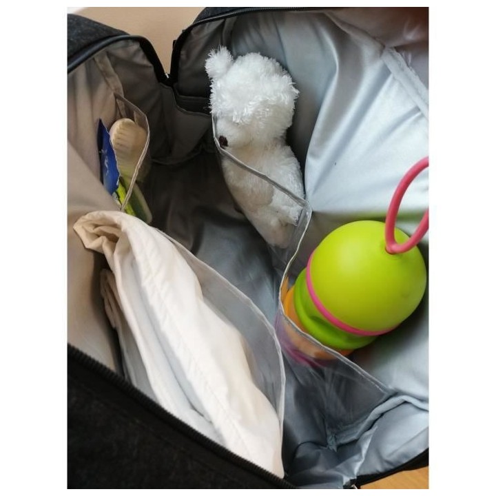 BABY ON BOARD - Sac a langer - Titou Black Chine