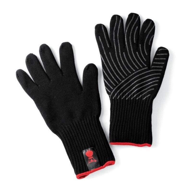 Gants spécial barbecue premium WEBER - Taille S/M, noir