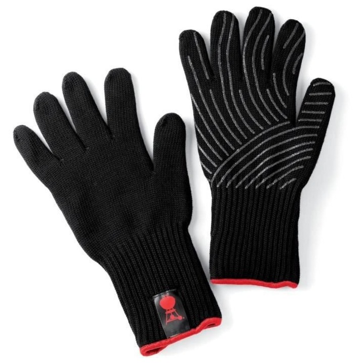 Gants spécial barbecue premium WEBER - Taille S/M, noir