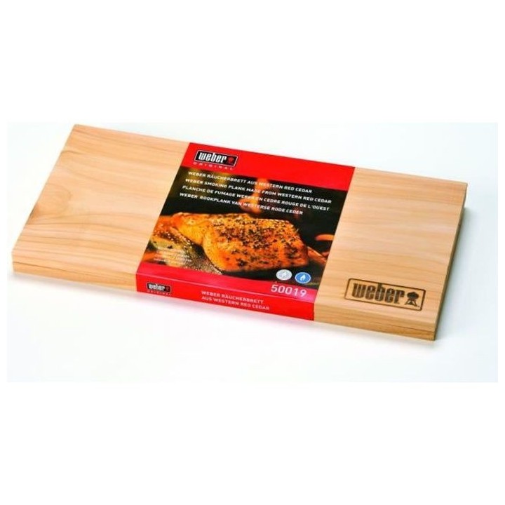 Planches en cedre WEBER pour fumage
