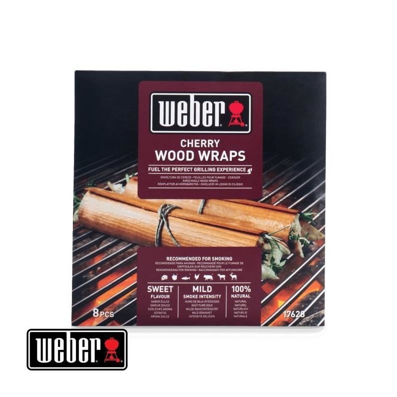 WEBER Cerise Wood Wraps