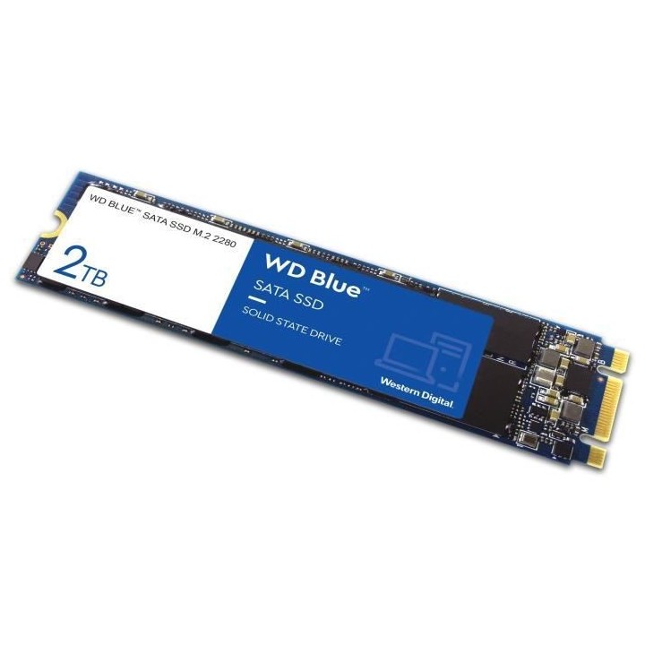WD Disque dur Blue™ SSD - 3D Nand - Format M.2/2280 - 2To