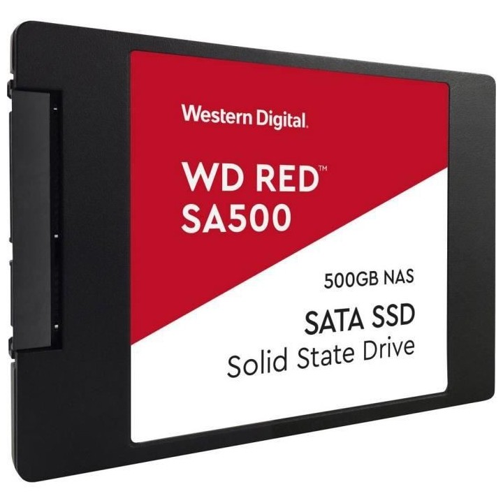 WD Red™ - Disque SSD Interne Nas - SA500 - 500 Go - 2.5 (WDS500G1R0A