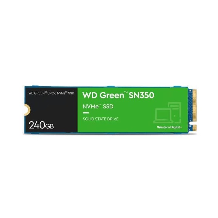 WESTERN DIGITAL - Green SN350 - Disque SSD Interne - 240 Go - M.2 - WD