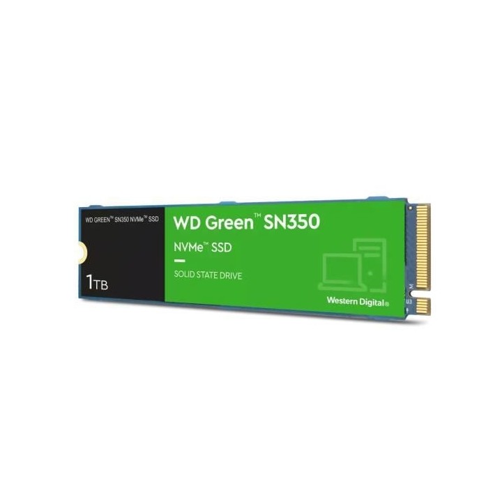 WESTERN DIGITAL - Green SN350 - Disque SSD Interne - 1 To - M.2 - WDS1