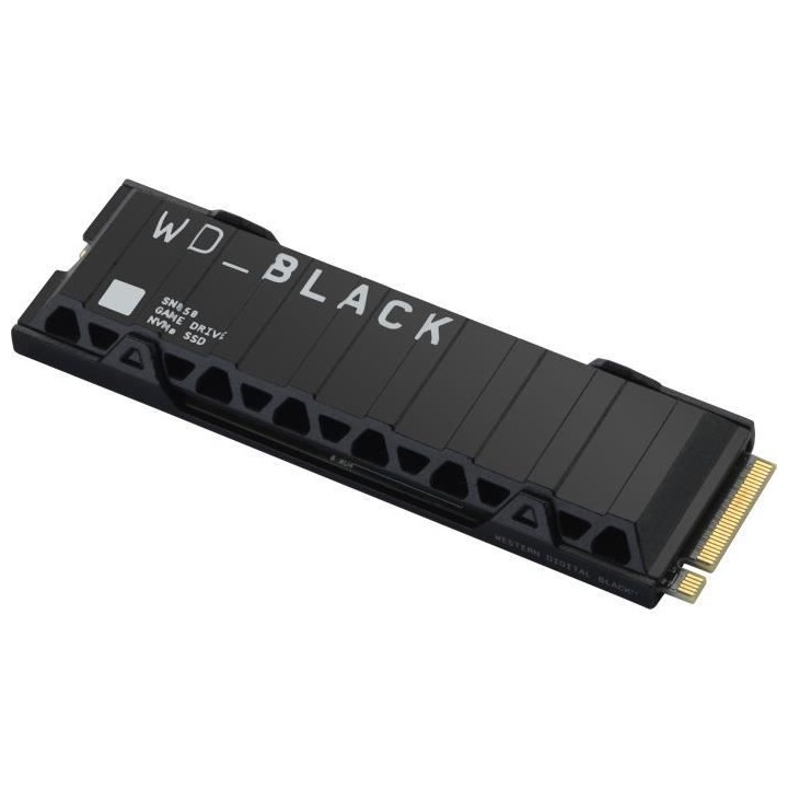 WD Black™- Disque SSD Interne RGB - SN850 - 2To - M.2 NVMe Dissipate
