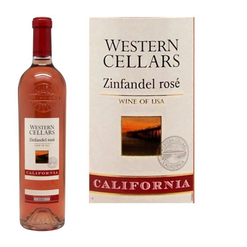 Western Cellars Zinfandel California - Vin Rosé des Etats-Unis