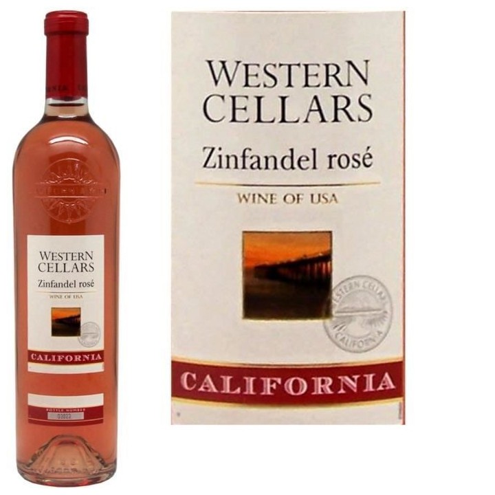 Western Cellars Zinfandel California - Vin Rosé des Etats-Unis