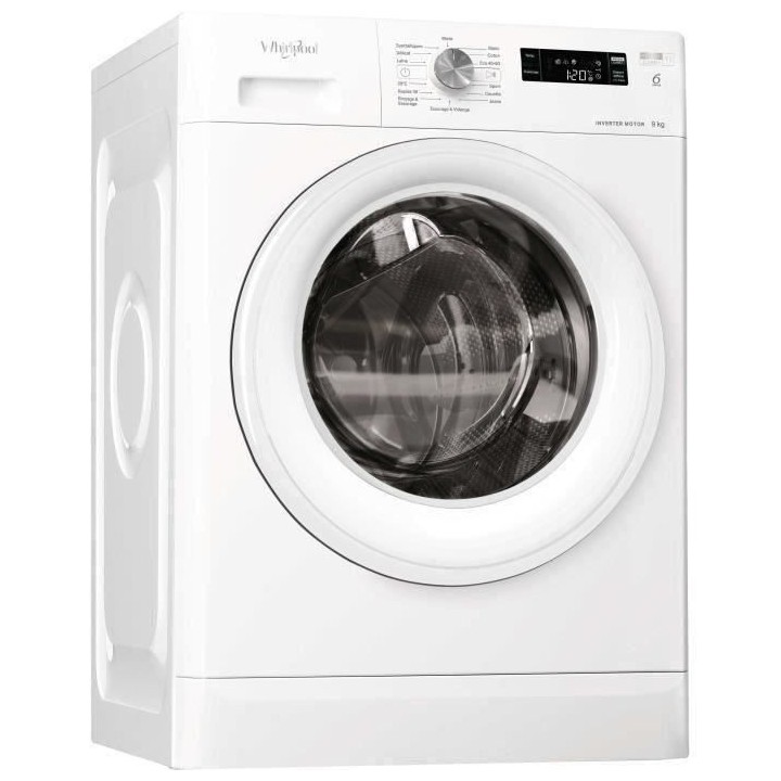Lave-linge hublot WHIRLPOOL FFSPL9248WFR FreshCare - 9 kg - Induction
