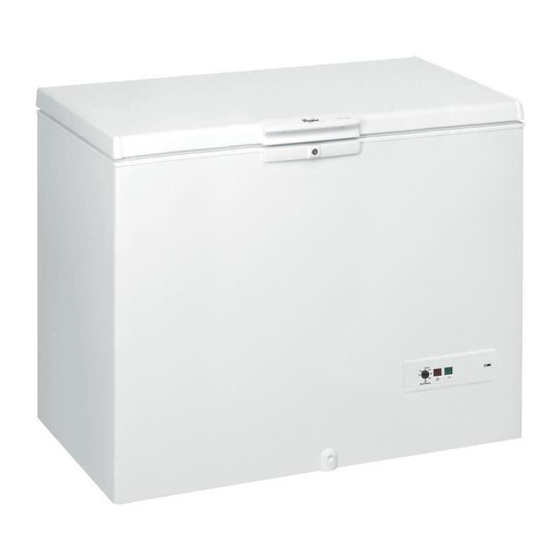 WHIRLPOOL WHM46111 - Congélateur coffre - 432L - Froid statique - L 140,5 x H 91.6 cm - Blanc