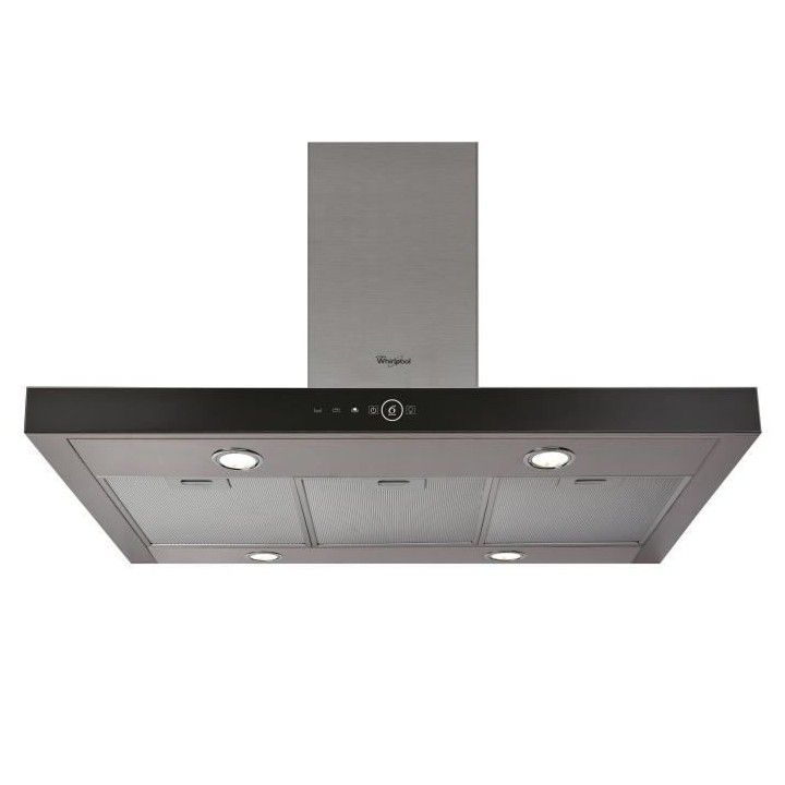 WHIRLPOOL AKR504IX-Hotte murale îlot-Evacuation / Recyclage-581 m3 ai