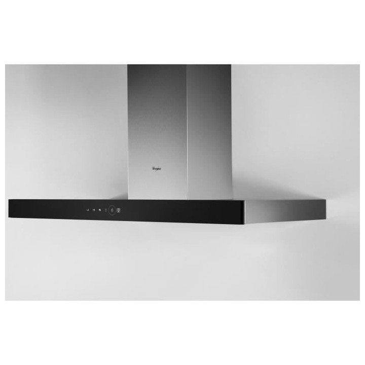 Hotte box décorative - WHIRLPOOL AKR759/1IX - Larg 90 cm - Evacuation