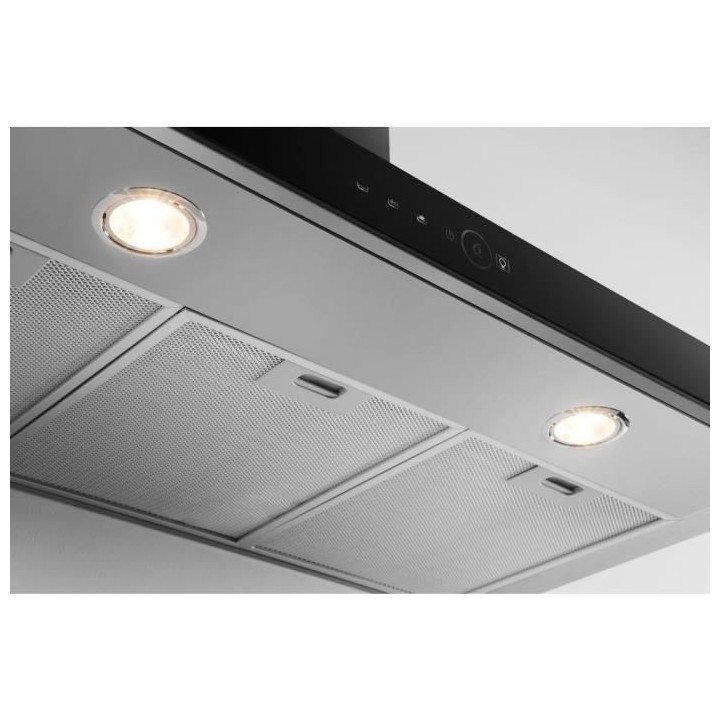 Hotte box décorative - WHIRLPOOL AKR759/1IX - Larg 90 cm - Evacuation