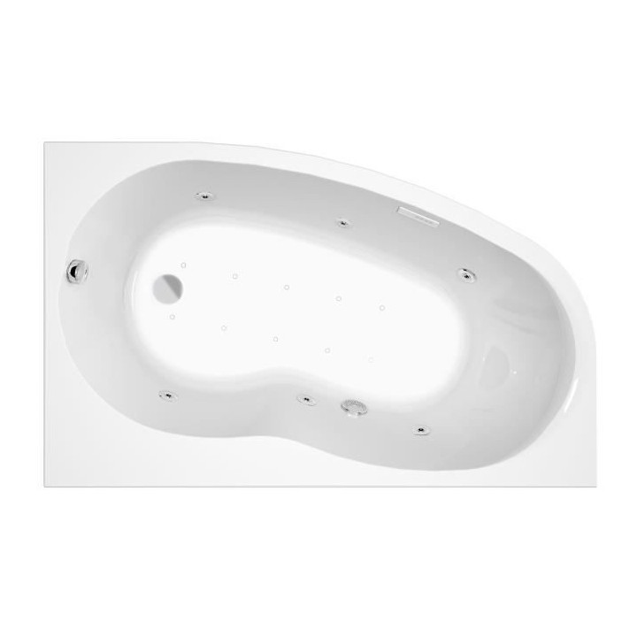 ALLIBERT BATH & DESIGN Baignoire balnéo Elba Duo Gauche Essentia - Ma