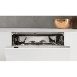 Lave-vaisselle tout intégrable WHIRLPOOL WIC3C34PE - 14 couverts - Induction - L60cm - 44dB - Blanc