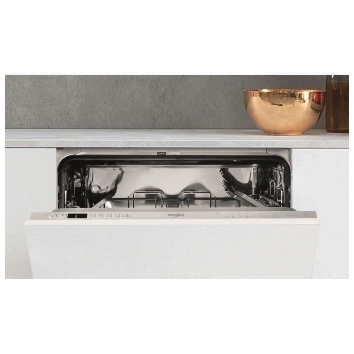 Lave-vaisselle tout intégrable WHIRLPOOL WIC3C34PE - 14 couverts - In