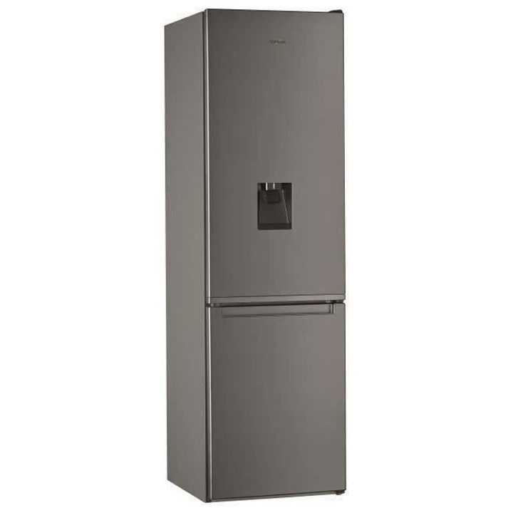 WHIRLPOOL - W7911IOXAQUA - Réfrigérateur combiné - 360 L (256 + 104