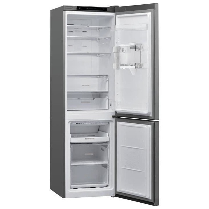 WHIRLPOOL - W7911IOXAQUA - Réfrigérateur combiné - 360 L (256 + 104