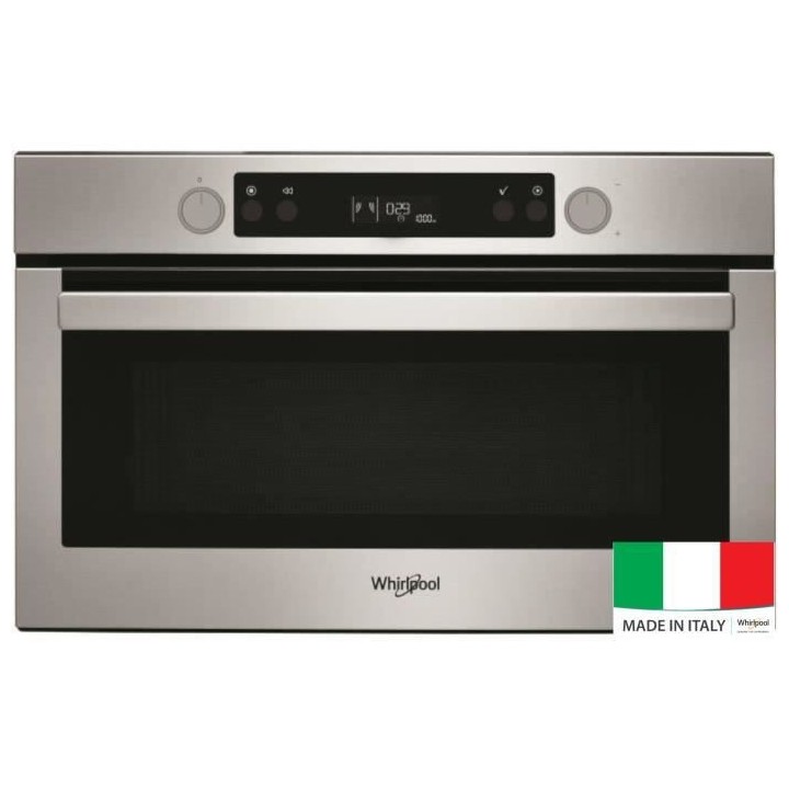 WHIRLPOOL AMW 784/IX - Micro ondes monofonction encastrable - Inox - 3