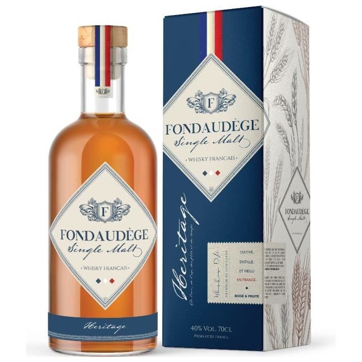 Fondaudege - Héritage - Single Malt - Whisky français - 40.0% Vol. -