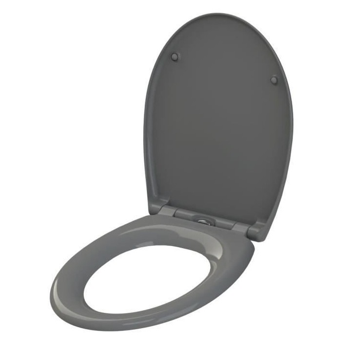 Abattant WC en thermodur - fermeture progressive et déclipsable FALLY